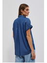 Moodo Temno modra liocellna srajca Moodo