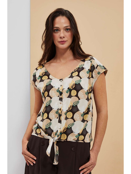 Moodo Srajčna majica z zavezovanjem Moodo