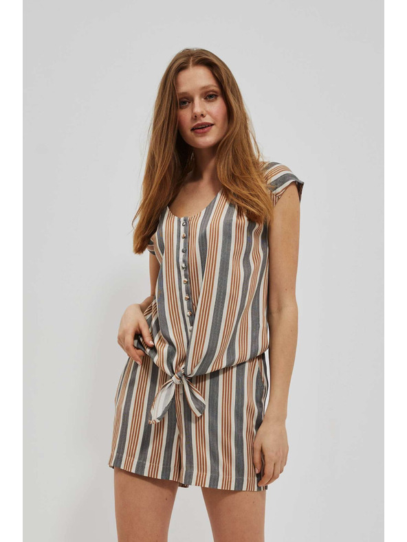 Moodo Peščena srajčna majica z zavezovanjem Moodo