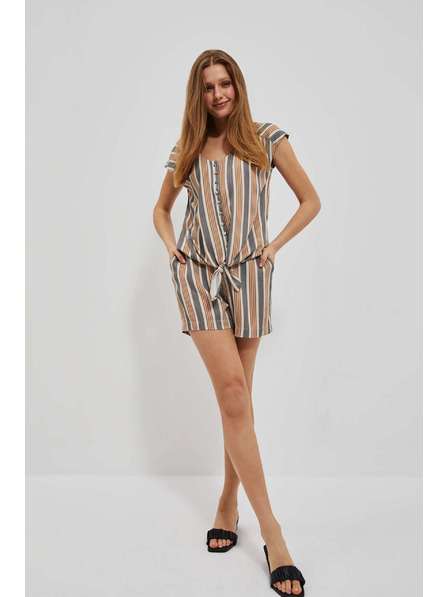 Moodo Peščena srajčna majica z zavezovanjem Moodo