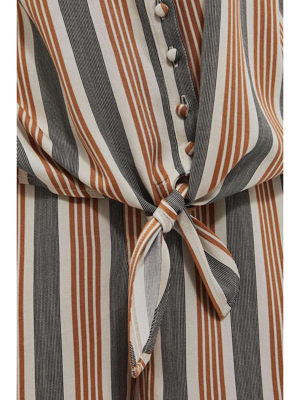 Moodo Peščena srajčna majica z zavezovanjem Moodo