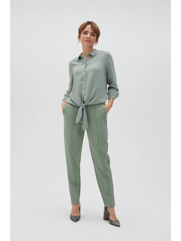 Moodo Olivna srajca Moodo z vezavo