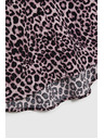 Moodo Viskozna srajca z leopardjim vzorcem rožnata Moodo