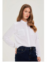 Moodo Bela viskozna srajca Moodo