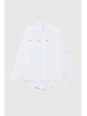 Moodo Bela viskozna srajca Moodo