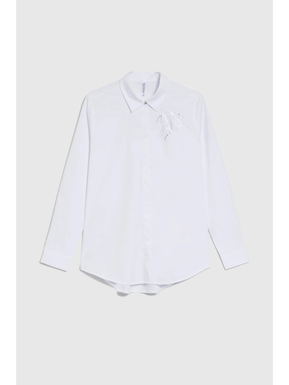 Moodo Bela srajca z ovratnikom Moodo