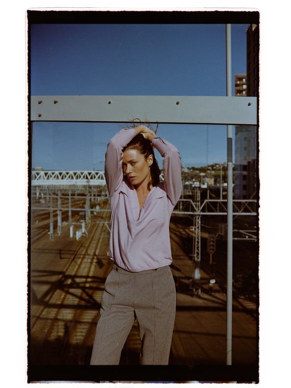 Moodo Rožnata viskozna srajca Moodo