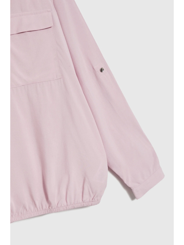 Moodo Rožnata viskozna srajca Moodo