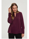 Moodo Elegantna srajca bordo Moodo