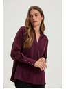 Moodo Elegantna srajca bordo Moodo