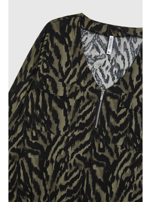 Moodo Olivna viskozna srajca Moodo