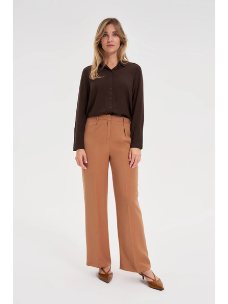 Moodo Viskozna srajca rjava Moodo