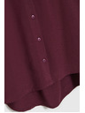 Moodo Viskozna srajca vinsko rdeča Moodo