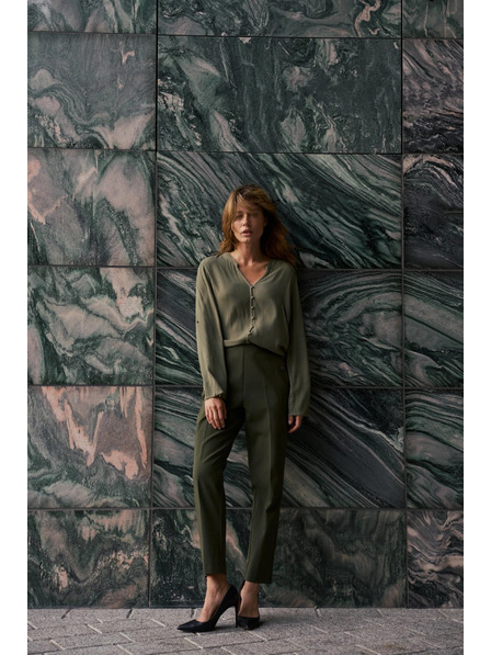 Moodo Olivna viskozna srajca Moodo