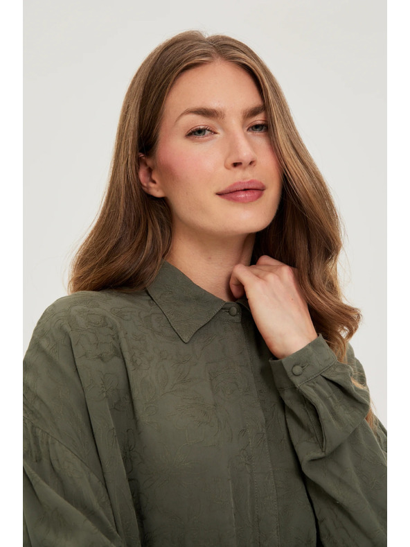 Moodo Olivna viskozna srajca Moodo