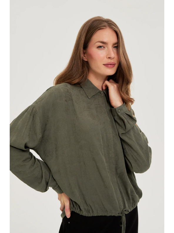 Moodo Olivna viskozna srajca Moodo