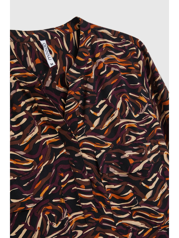 Moodo Rjava viskozna srajca Moodo