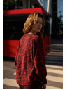 Moodo Bordo cvetlična srajca Moodo