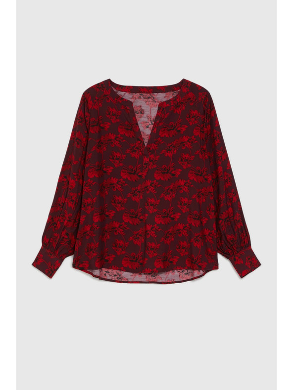 Moodo Bordo cvetlična srajca Moodo