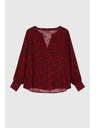 Moodo Bordo cvetlična srajca Moodo