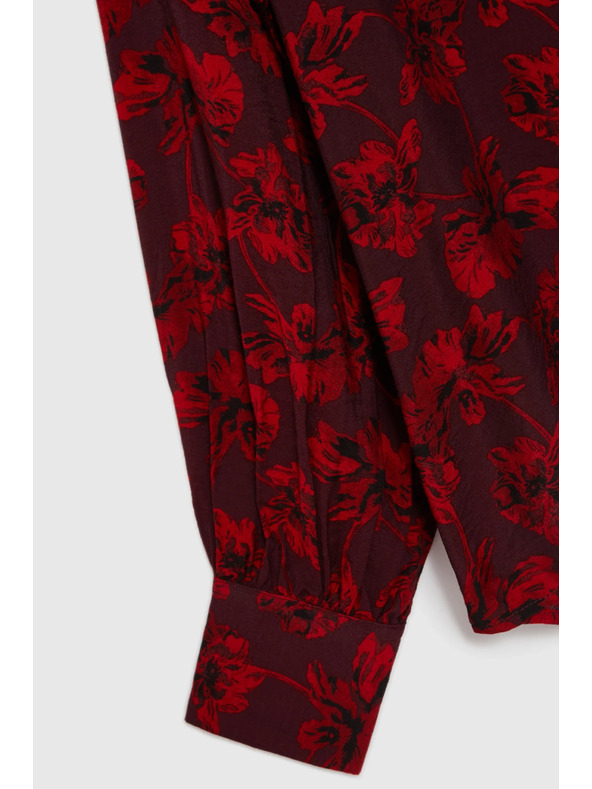 Moodo Bordo cvetlična srajca Moodo