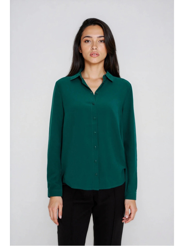 Moodo Zelena viskozna srajca Moodo
