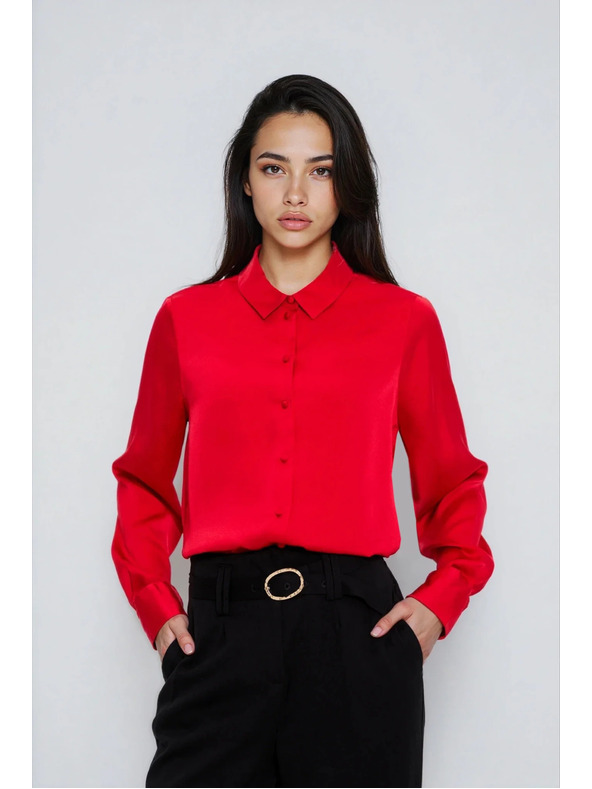 Moodo Gladka rdeča srajca Moodo