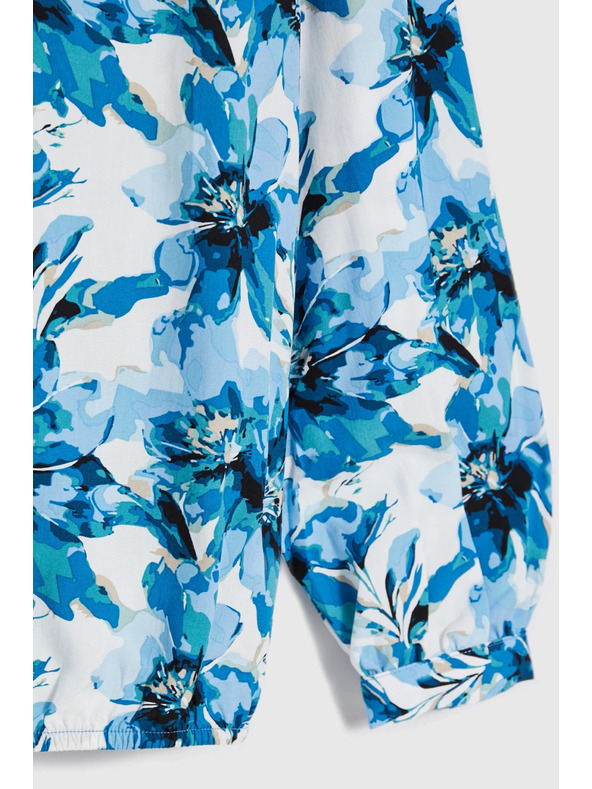 Moodo Vzorčasta modra srajca Moodo