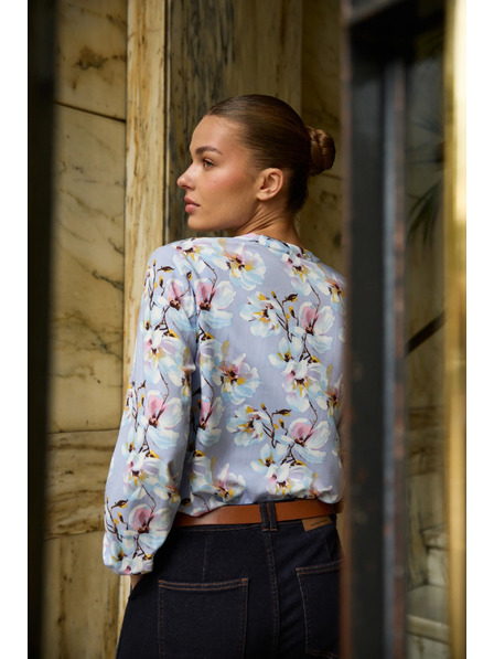 Moodo Svetlo modra viskozna srajca Moodo