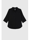 Moodo Črna viskozna srajca Moodo