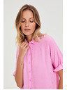 Moodo Rožnata črtasta srajca Moodo