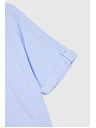 Moodo Svetlo modra črtasta srajca Moodo