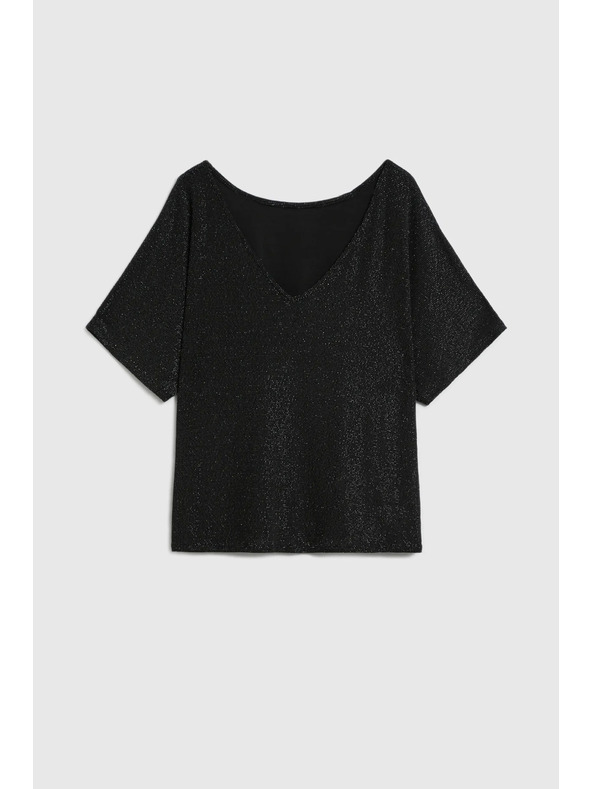 Moodo Bluza za nošenje na dva načina črne barve Moodo