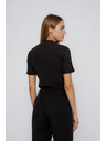 Moodo Črna majica s kratkimi rokavi Moodo
