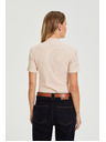 Moodo Bež bluza z žepi Moodo