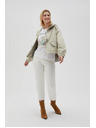 Moodo Kratka jakna s kapuco olivne barve Moodo