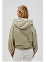 Moodo Kratka jakna s kapuco olivne barve Moodo