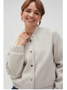 Moodo Bež bomber jakna za ženske Moodo