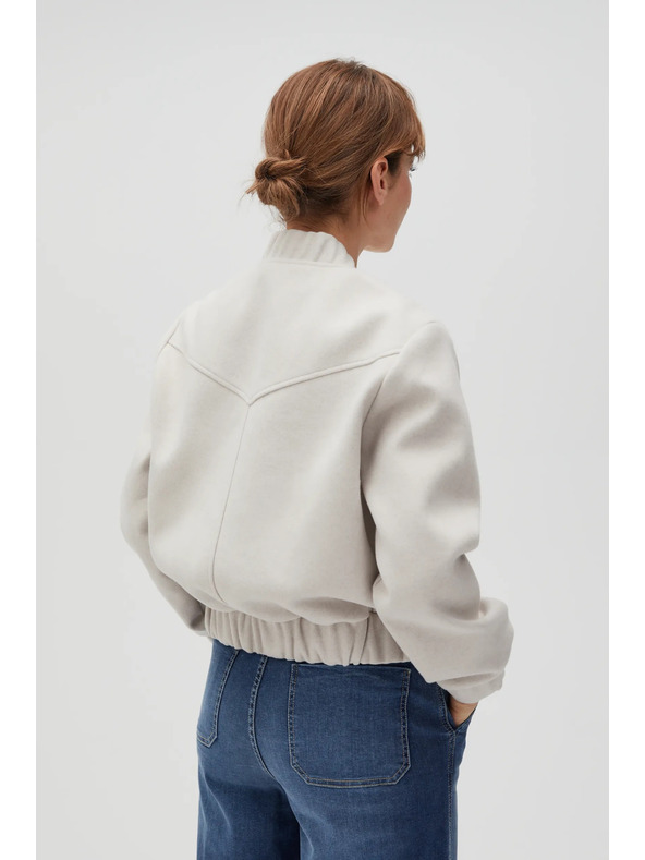 Moodo Bež bomber jakna za ženske Moodo