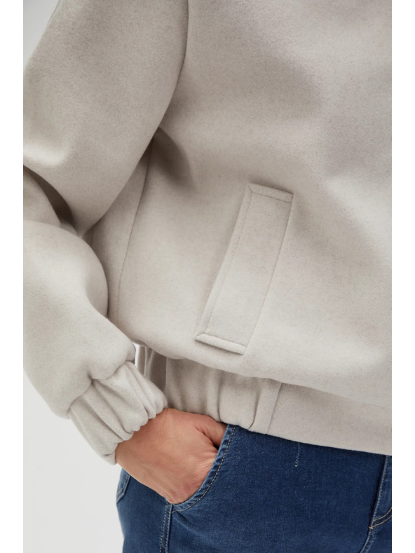 Moodo Bež bomber jakna za ženske Moodo