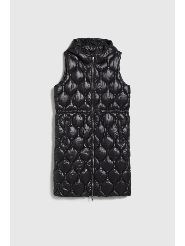 Moodo Prešit telovnik črne barve Moodo