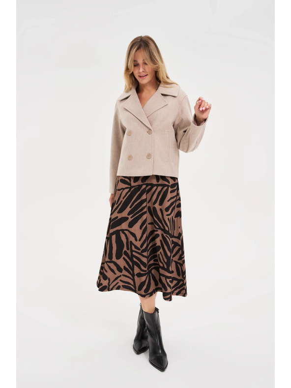 Moodo Kratek bež plašč Moodo