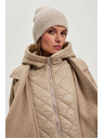 Moodo Dolg bež plašč s kapuco Moodo