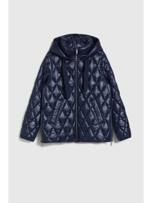 Moodo Prešita temno modra jakna Moodo