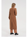 Moodo Dolg rjav plašč Moodo