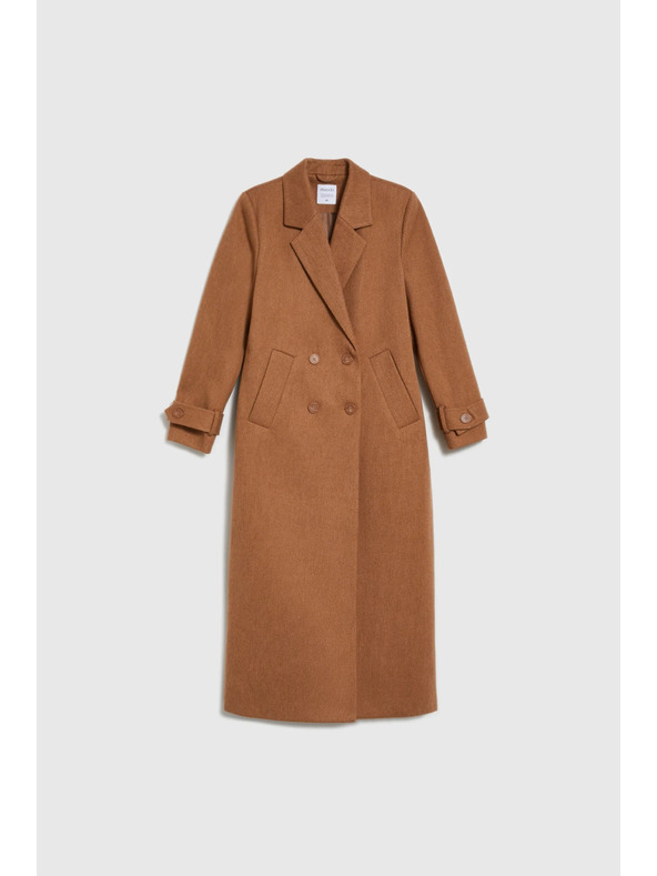 Moodo Dolg rjav plašč Moodo