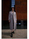 Moodo Dolg siv plašč Moodo