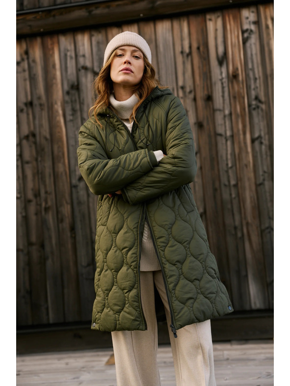 Moodo Prešita zelena jakna Moodo