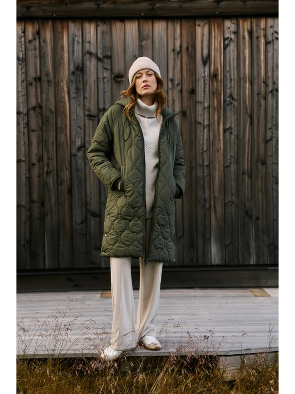 Moodo Prešita zelena jakna Moodo