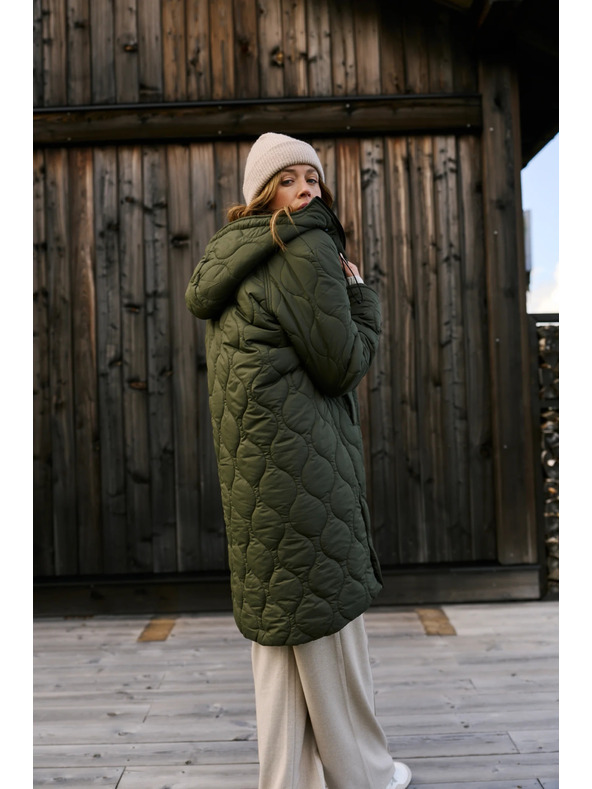 Moodo Prešita zelena jakna Moodo